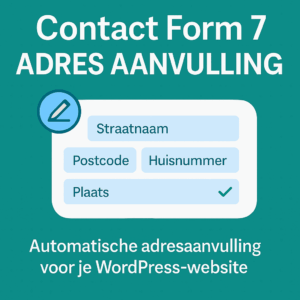Contact Form 7 adres aanvulling