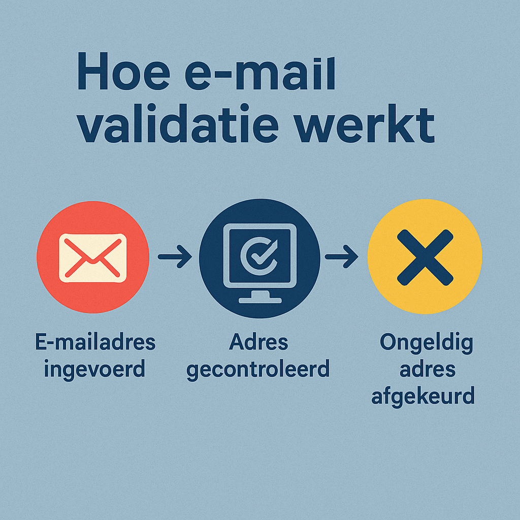 e-mailvalidatie WordPress plugin met foutmelding