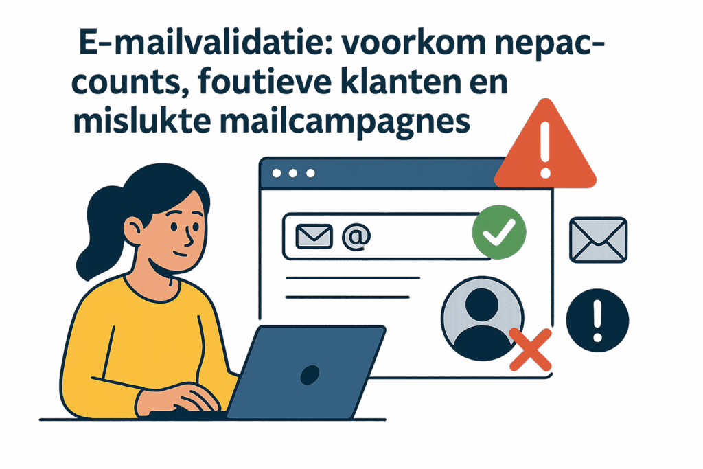 e-mailvalidatie webshop
