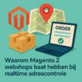 Waarom Magento 2-webshops baat hebben bij realtime adrescontrole
