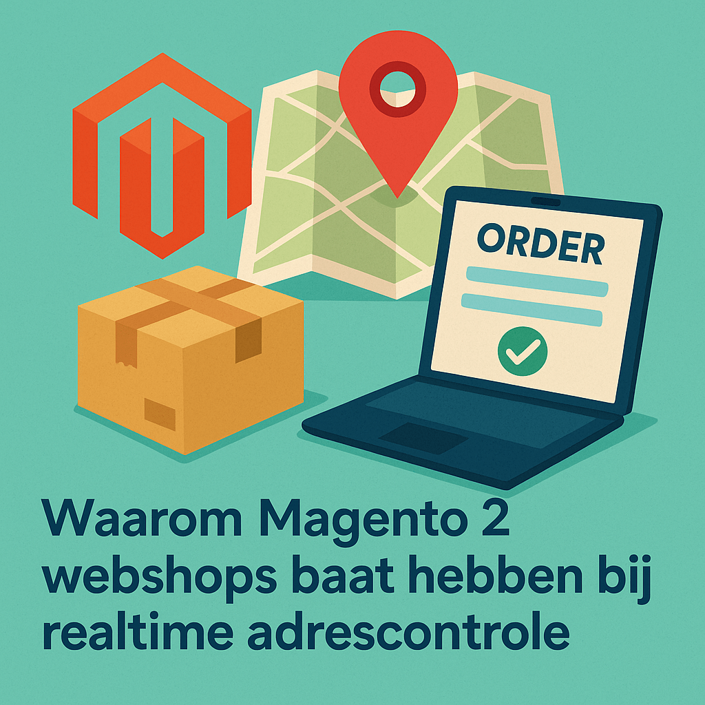 realtime adrescontrole Magento 2 webshop